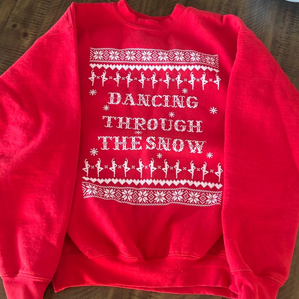 Christmas Dance sweatshirt - YL
